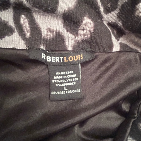 Robert Louis Leopard Print Skirt sz. L - Picture 3 of 5